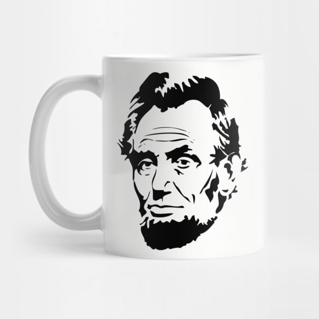 Abe Lincoln Graffiti Stencil by Pop Fan Shop